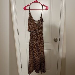 Urban Outfitters satin polka dot dress